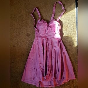 Lindy bop 3x halter dress in lilac